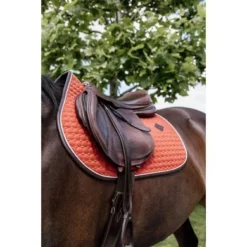 Kentucky Horsewear Kentucky Spring Zadeldekje Classic Leer Oranje -Exporteren Paard Gear Winkel kentucky 485a1354.83983a