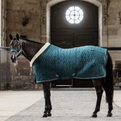 Kentucky Horsewear Kentucky Showdeken Velvet 160g Emerald 2 Kentucky Horsewear Kentucky Showdeken Velvet 160g Emerald - Afbeelding 2