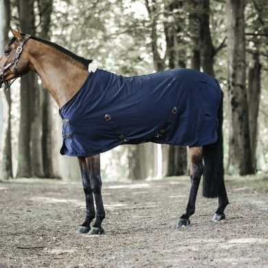 Kentucky Horsewear Kentucky Katoenen Deken Navy 2 Kentucky Horsewear Kentucky Katoenen Deken Navy - Afbeelding 2