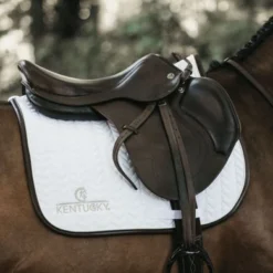 Kentucky Horsewear Kentucky Spring Zadeldekje Fishbone Leather White Full -Exporteren Paard Gear Winkel kentucky spring zadeldekje fishbone leather white 1.a92e25
