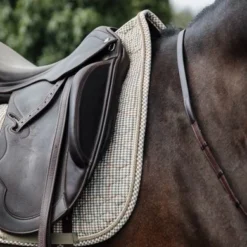 Kentucky Horsewear Kentucky Zadeldekje Pied-de-Poule Dressuur Beige Full -Exporteren Paard Gear Winkel kentucky zadeldekje pied de poule dressuur beige 2.2229e1