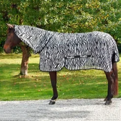 RugBe By Covalliero Vliegendeken Met Hals Zebra -Exporteren Paard Gear Winkel kerbl 326122.89a9ab