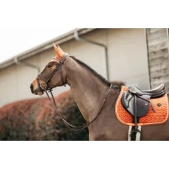Kentucky Horsewear Kentucky Zadeldekje Velvet Springen Oranje Full -Exporteren Paard Gear Winkel kh 42579 45 3.3061da