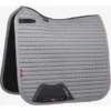 LeMieux Zadeldekje Prosport Plain Square D-Ring Dressuur Grijs