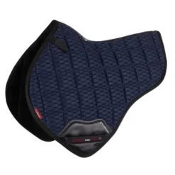LeMieux Zadeldekje Carbon Mesh Air Half Square CC Navy L