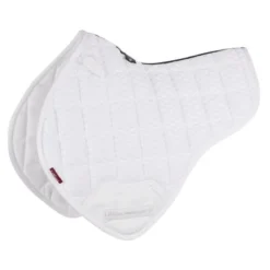 LeMieux Zadeldekje Carbon Mesh Air Half Square CC White L