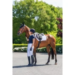 LeMieux Zadeldekje Self-Cool Grip EuroJump Springen White L (Full) -Exporteren Paard Gear Winkel lmx 1g0a6256 hr.878831