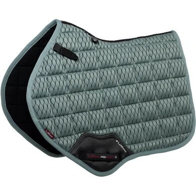 LeMieux Zadeldekje Carbon Mesh Air Square CC Sage L (Full) 1 LeMieux Zadeldekje Carbon Mesh Air Square CC Sage L (Full)