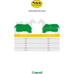 Kavalkade Fleece Cooler Island-Ecoline Zwart IJsland -Exporteren Paard Gear Winkel maattabel rugsizes kavalkade.3b8297 33