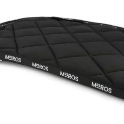 Mrs. Ros Zadeldekje Iconic Veelzijdigheid Phantom Black -Exporteren Paard Gear Winkel mrs 1102 dekje zwart detail detail borduur logo dekje.4a085f