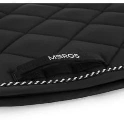 Mrs. Ros Zadeldekje Iconic Veelzijdigheid Phantom Black -Exporteren Paard Gear Winkel mrs 1102 zwartzadeldekje strap singel detail 1.9107f2