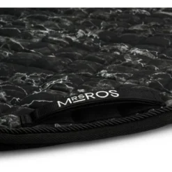 Mrs. Ros Zadeldekje Charmer Dressuur Marble Black -Exporteren Paard Gear Winkel mrs 1222 dekje zwart marble strap singel detail dekje 1.bf6312