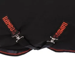 Rambo Ionic Stable Sheet Black/Black & Orange Stripe -Exporteren Paard Gear Winkel productagradi 441124881 2.ac8c04