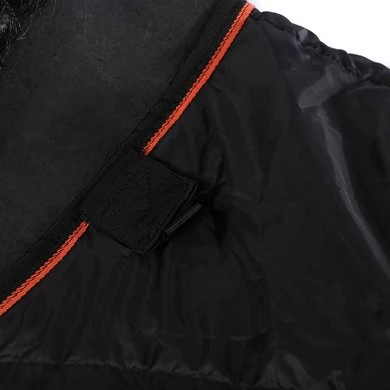 Rambo Ionic Stable Liner 100g Black/Black & Orange Stripe 4 Rambo Ionic Stable Liner 100g Black/Black & Orange Stripe - Afbeelding 4