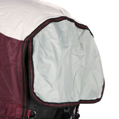 Rambo Summer Series Turnout 0g Grey/Burgundy 10 Rambo Summer Series Turnout 0g Grey/Burgundy - Afbeelding 10