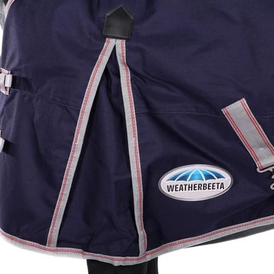 Weatherbeeta Lite Turnout Rug Combo Neck Comfitec Essential 0g Navy/Silver/Red 4 Weatherbeeta Lite Turnout Rug Combo Neck Comfitec Essential 0g Navy/Silver/Red - Afbeelding 4