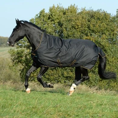Bucas Irish Turnout Light Highneck 50g Black/Gold 11 Bucas Irish Turnout Light Highneck 50g Black/Gold - Afbeelding 11