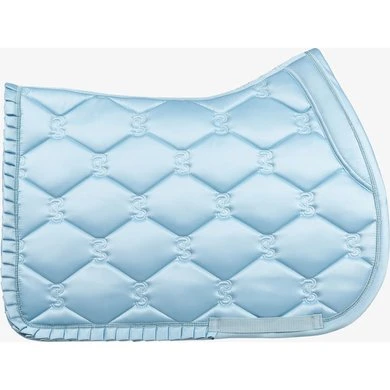 PS Of Sweden Zadeldekje Ruffle Springen Stone Blue Full 2 PS Of Sweden Zadeldekje Ruffle Springen Stone Blue Full - Afbeelding 2