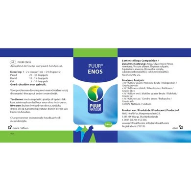 Puur Natuur Os / Bot Paard/Pony/Hond/Kat 100ml 2 Puur Natuur Os / Bot Paard/Pony/Hond/Kat 100ml - Afbeelding 2