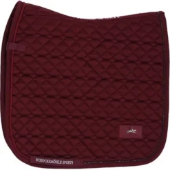 Schockemöhle Zadeldek Crystal Brilliance Dressuur Dark Cherry Full