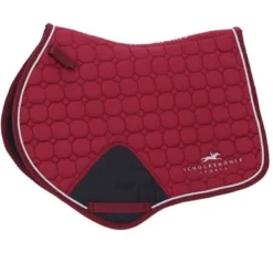 Schockemöhle Zadeldekje New Power Springen Dark Cherry Full