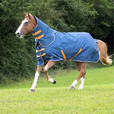 Tempest Original Regendeken Turnout Lite Met Halsstuk Teal 2 Tempest Original Regendeken Turnout Lite Met Halsstuk Teal - Afbeelding 2