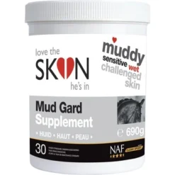 NAF Love The SKIN Hes In Mud Gard Supplement -Exporteren Paard Gear Winkel skin mud gard supplement 690g.e0f021