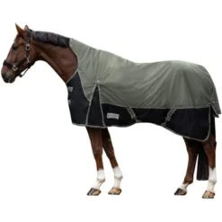 Waldhausen Outdoordeken Comfort High Neck 200g Khaki/Zwart