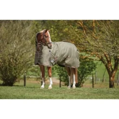 Weatherbeeta Comfitec Essential Combo Neck Medium Olive Green/Burgundy/White