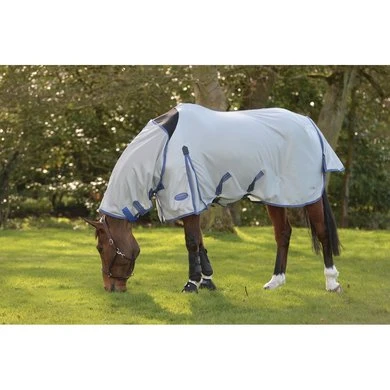 Weatherbeeta Comfitec Airflow II ComboNeck Wit/Blue 90/140 2 Weatherbeeta Comfitec Airflow II ComboNeck Wit/Blue 90/140 - Afbeelding 2