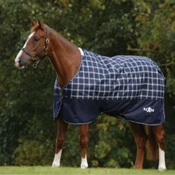 Weatherbeeta Deken Saxon Defiant 600D Standard Neck Lite Navy Plaid -Exporteren Paard Gear Winkel wb 1006342009.b46ac5 1