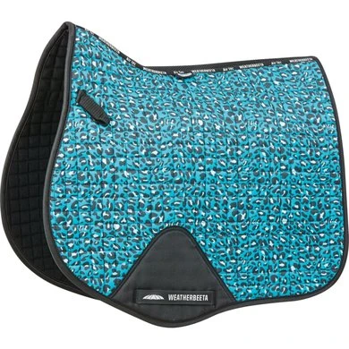 Weatherbeeta Zadeldekje Prime Leopard Veelzijdigheid Turquoise Luipaard 1 Weatherbeeta Zadeldekje Prime Leopard Veelzijdigheid Turquoise Luipaard