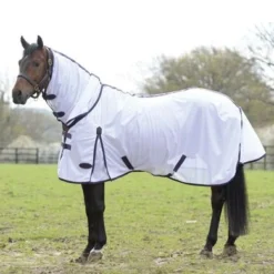 WeatherBeeta Vliegendeken Comfitec Essential Mesh Neck Wit/Paars/Zwart