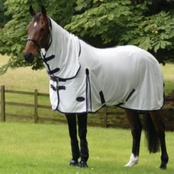 WeatherBeeta Vliegendeken Comfitec Essential Mesh Neck Wit/Paars/Zwart -Exporteren Paard Gear Winkel weatherbeeta 805005 stand1.7267e8