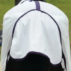 WeatherBeeta Vliegendeken Comfitec Essential Mesh Neck Wit/Paars/Zwart -Exporteren Paard Gear Winkel weatherbeeta essential mesh large tail flap.85fe2a