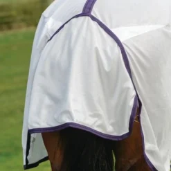 WeatherBeeta Vliegendeken Comfitec Essential Mesh Neck Wit/Paars/Zwart -Exporteren Paard Gear Winkel weatherbeeta essential mesh large tail flap2.d637b9